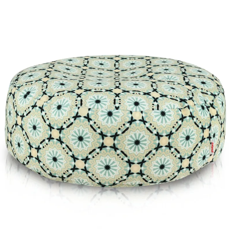 Pouf Poggiapiedi Rotondo - Tessuto Stampato Premium – vista 89