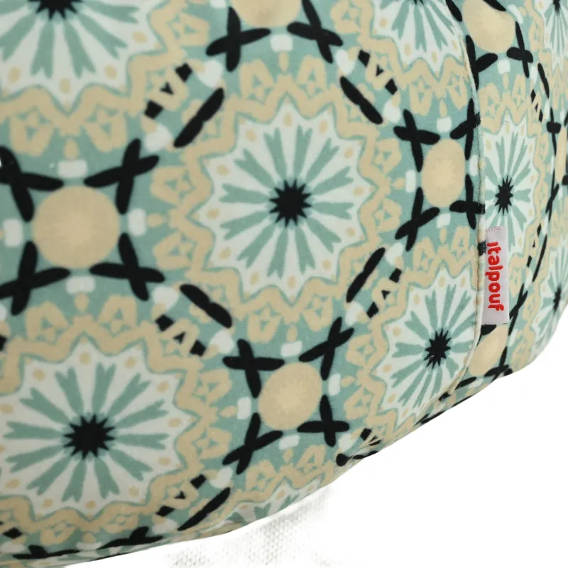 Pouf Poggiapiedi Rotondo - Tessuto Stampato Premium – vista 91