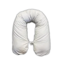 Federa cuscino neonato bianca 25x145 cm