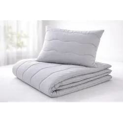 Set Piumone + Cuscino Medical Grey 140×200 / 70×90