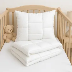 Set invernale per bambini – Piumone 100x135 cm + Cuscino 40x60 cm, Cotone 500 g/m²