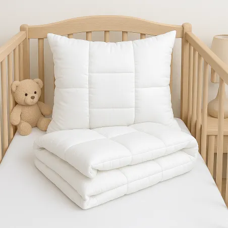 Set invernale per bambini in cotone 500 g/m², piumone 100x135 cm e cuscino 40x60 cm
