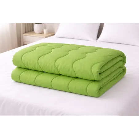 Piumone verde in microfibra 140×200 cm per tutte le stagioni