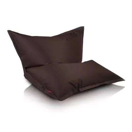 Cuscino da seduta marrone in poliestere, perfetto per il relax