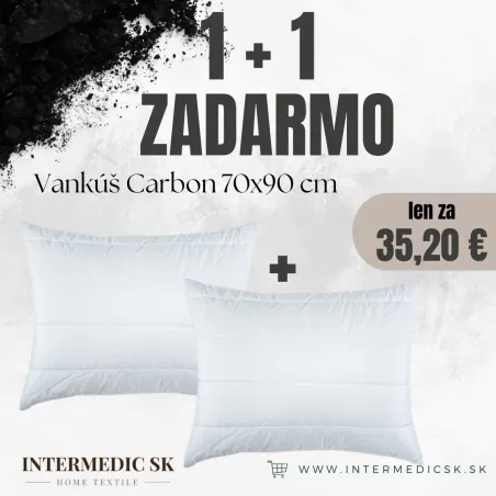 Cuscino Antistress Carbon 70×90 cm – ipoallergenico, comodo cuscino deluxe