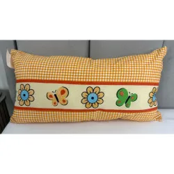 Cuscino per bambini 40x23 cm Farfalle e Fiori