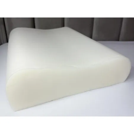 Cuscino anatomico Aloe Vera 29x49/10 cm – schiuma PUR sagomata per un sonno confortevole