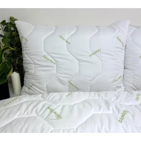 Cuscino Aloe Vera 50x50 cm – morbido, ipoallergenico, perfetto per la camera da letto