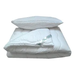 Set Piumone e Cuscino con Aloe Vera – Ipoallergenico, Tutto l'Anno 200x220/2x70x90cm