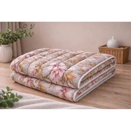 Piumone 4 Stagioni Flowers Microfibra 140x200 cm, perfetto per ogni stagione