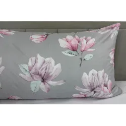 Federa in cotone Fiori viola 50x150 cm