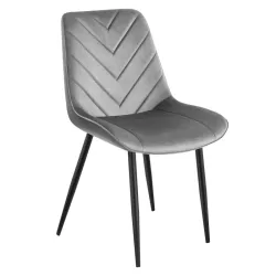 Poltrona da ufficio Prince 3.0 Grey in velluto