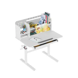 Study 5.0 Grigio Scrivania per Bambini Regolabile 90 cm