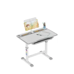 Studio 3.0 Grigio Scrivania Regolabile per Bambini 66 cm