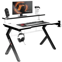 Scrivania gaming Hero 5.0 Bianco 120 cm