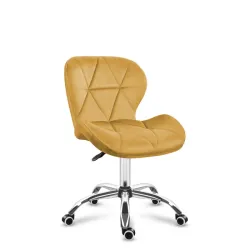 Sedia gaming Future 3.0 in velluto giallo senape