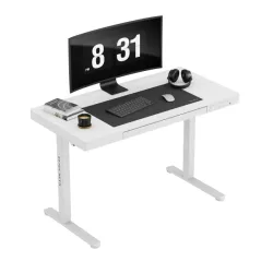 Leader 8.2 Bianco Scrivania Elettrica 120 cm