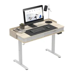 Leader 8.0 Scrivania Elettrica Bianco 120 cm