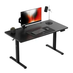 Scrivania Gaming Elettrica Leader 7.3 140 cm Nero