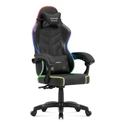 Sedia gaming Force 2.7 RGB nero in velluto
