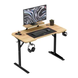 Scrivania Leader 5.1 con Ripiano Monitor Quercia 115 cm