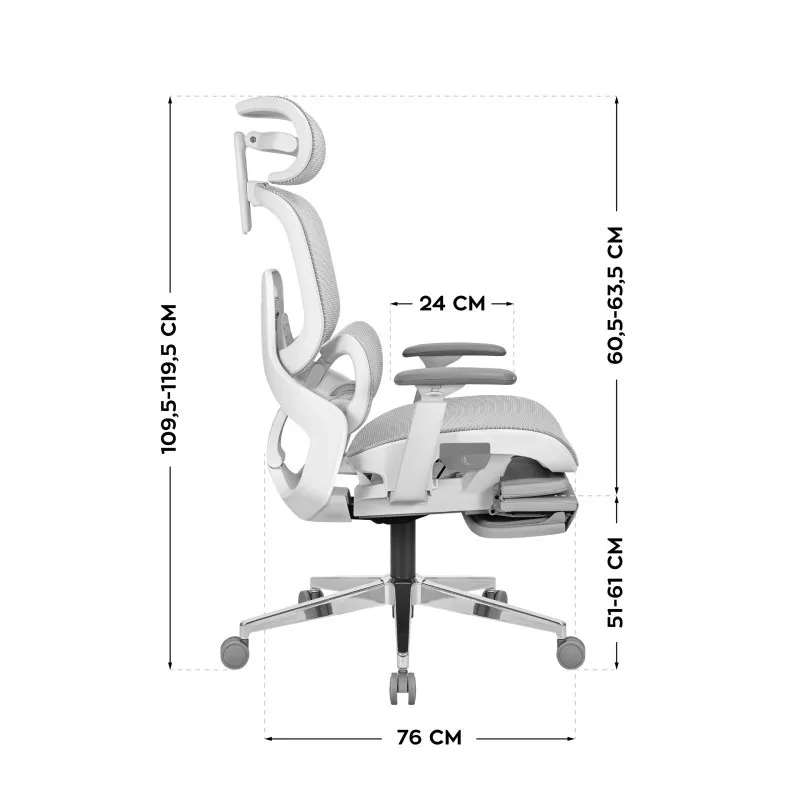 Mark Adler Expert 9.3 Grigio Sedia Gaming Ergonomica 8