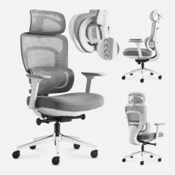 Visioner 6.1 Grigio Poltrona da ufficio con massaggio 11