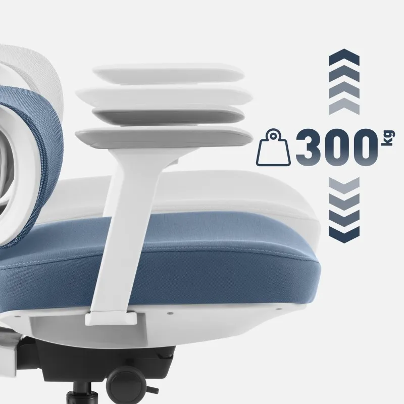 Visioner 6.1 Grigio Poltrona da ufficio con massaggio 13