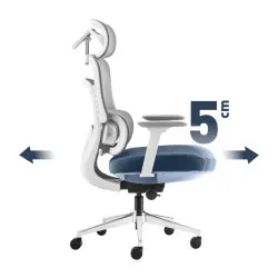 Visioner 6.1 Grigio Poltrona da ufficio con massaggio 16