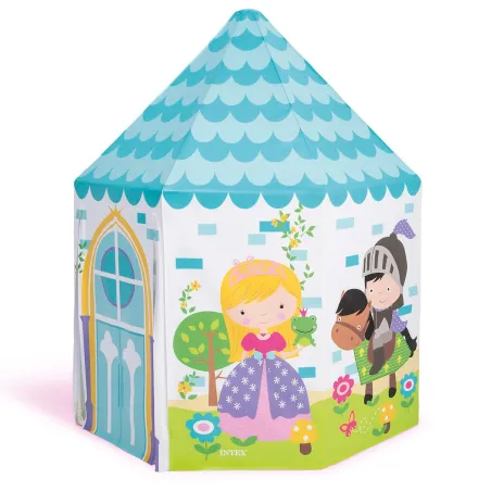 Tenda gioco castello principessa INTEX 44635 con design colorato per bambini