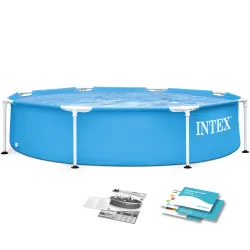 Piscina da giardino con telaio 244 x 51 cm 5-in-1 INTEX 28205