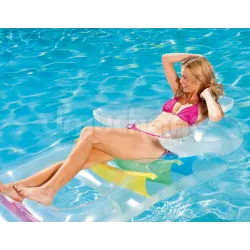 Materasso gonfiabile 165 x 89 cm, comodo per il relax in acqua, Bestway 43011