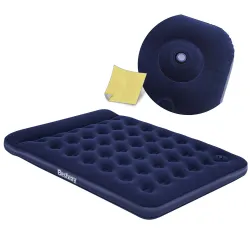 Materasso Gonfiabile 203x152x28 cm con Pompa a Piede Integrata Bestway 67226