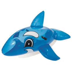 Giocattolo gonfiabile balena blu 157 x 94 cm per giochi in acqua