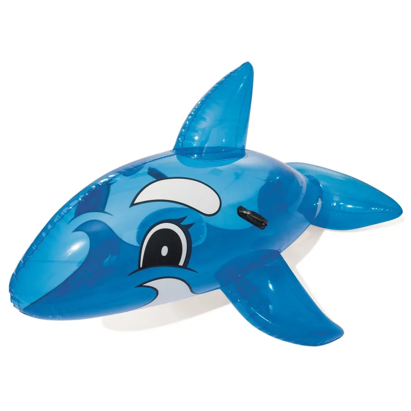 Giocattolo gonfiabile balena blu 157 x 94 cm per giochi in acqua