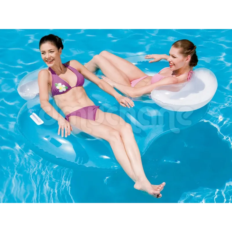 Poltrona galleggiante doppia elegante perfetta per piscina o spiaggia