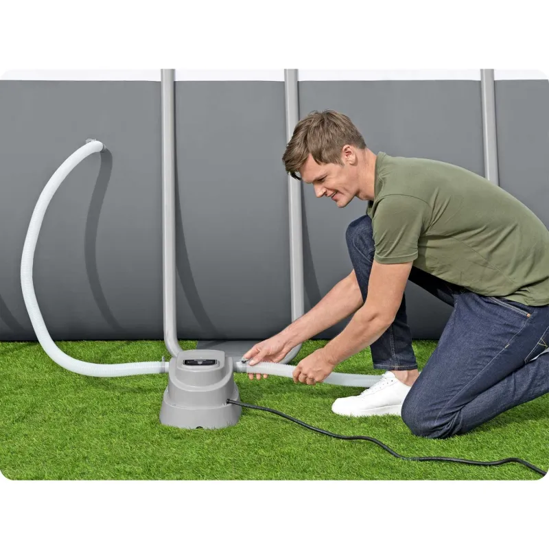 Riscaldatore per piscina Bestway 58259, ideale per l'uso in giardino