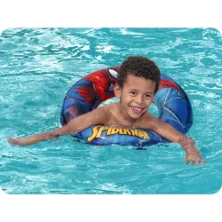 Anello nuoto Spiderman 56 cm, realizzato in materiale resistente