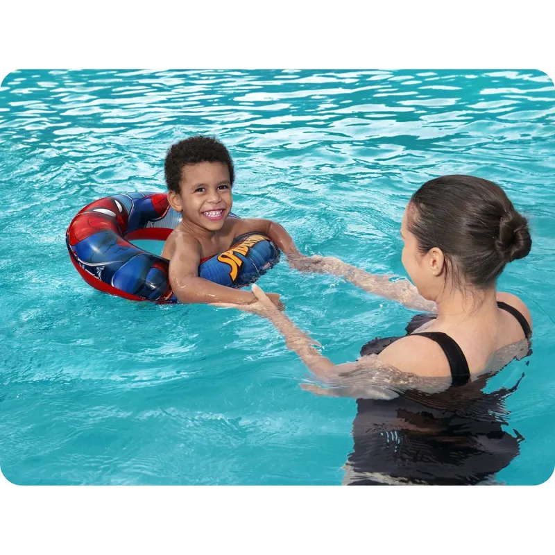 Anello nuoto Spiderman 56 cm, perfetto per il gioco in giardino