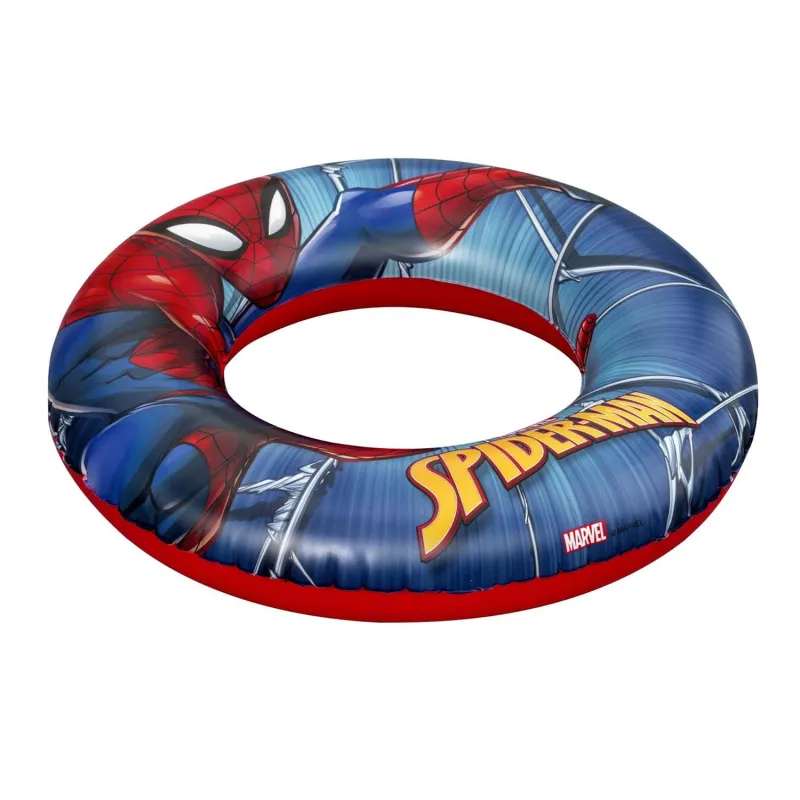 Anello nuoto Spiderman 56 cm, perfetto per avventure estive e divertimento