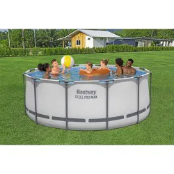 Piscina da Giardino Telaio 366 x 122 cm, divertimento per bambini e adulti