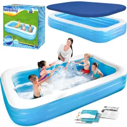 Bestway 54009 Piscina Gonfiabile Familiare 305 x 183 x 56 cm 2-in-1