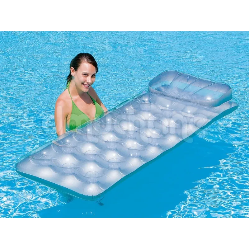 Materasso colorato per l'acqua, perfetto per spiaggia e piscina