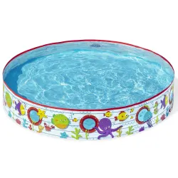Piscina Gonfiabile Bambini Anello Pesci 152 x 25 cm Bestway 55029