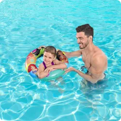 Anello da Nuoto Disney Princess 56 cm, ideale per avventure estive