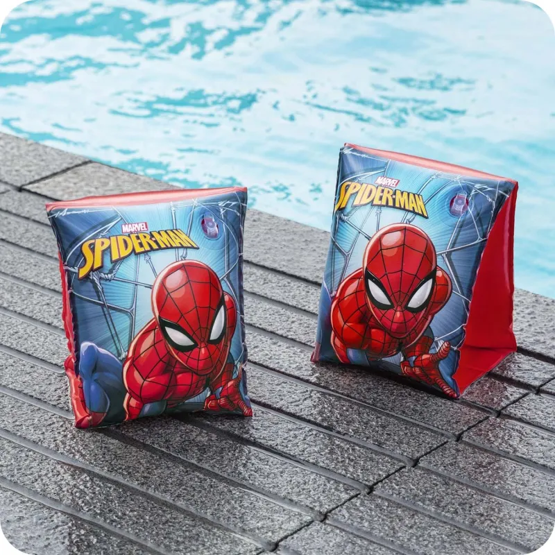 Braccioli Spiderman in stile supereroe, perfetti per la piscina