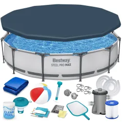 Piscina da Giardino con Struttura 366 x 76 cm 16in1 Bestway 56416