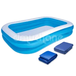 Bestway 54006 Piscina Gonfiabile Familiare 262 x 175 x 51 cm 3in1