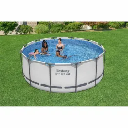 Piscina da giardino 366 x 122 cm in materiale resistente