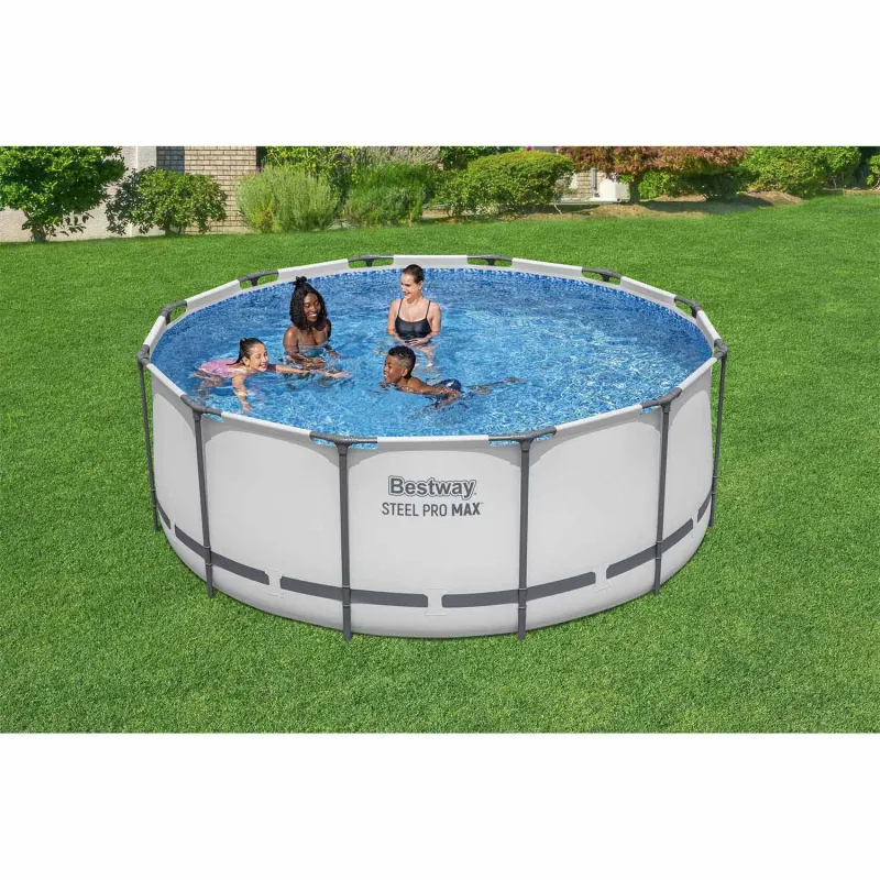 Piscina da giardino 366 x 122 cm in materiale resistente